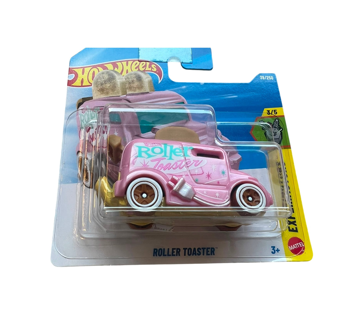 Roller Toaster Pink - HW Experimotors 3/5 - Hot Wheels - Scala 1/64 Circa