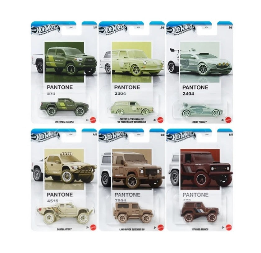 Set Pantone Series 2026 - Silver Series - Hot Wheels - Scala 1/64
