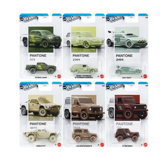 Set Pantone Series 2026 - Silver Series - Hot Wheels - Scala 1/64