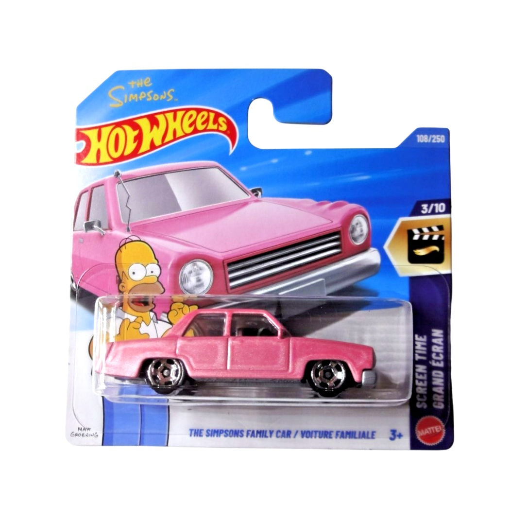The Simpsons Family Car - HW Screen Time 9/10 - Hot Wheels - Scala 1/64 Circa