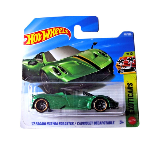 '17 Pagani Huayra Roadster - HW Exoticars 7/10 - Hot Wheels - Scala 1/64 Circa