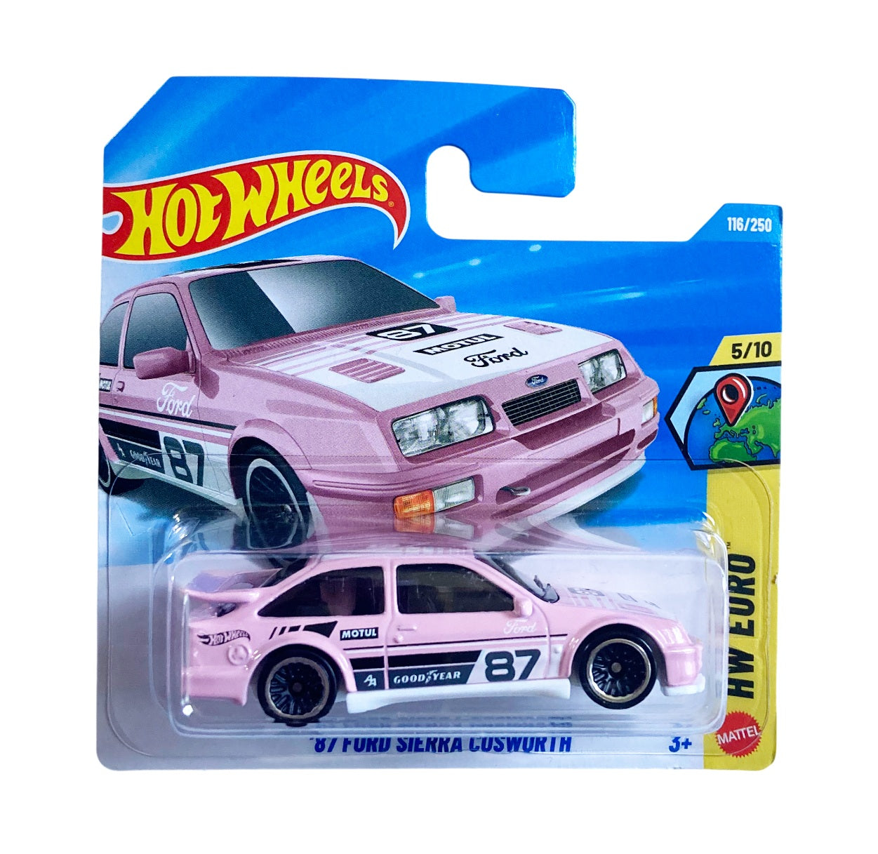 ‘87 Ford Sierra Cosworth pink - HW Euro 5/10 - Hot Wheels - Scala 1/64 Circa