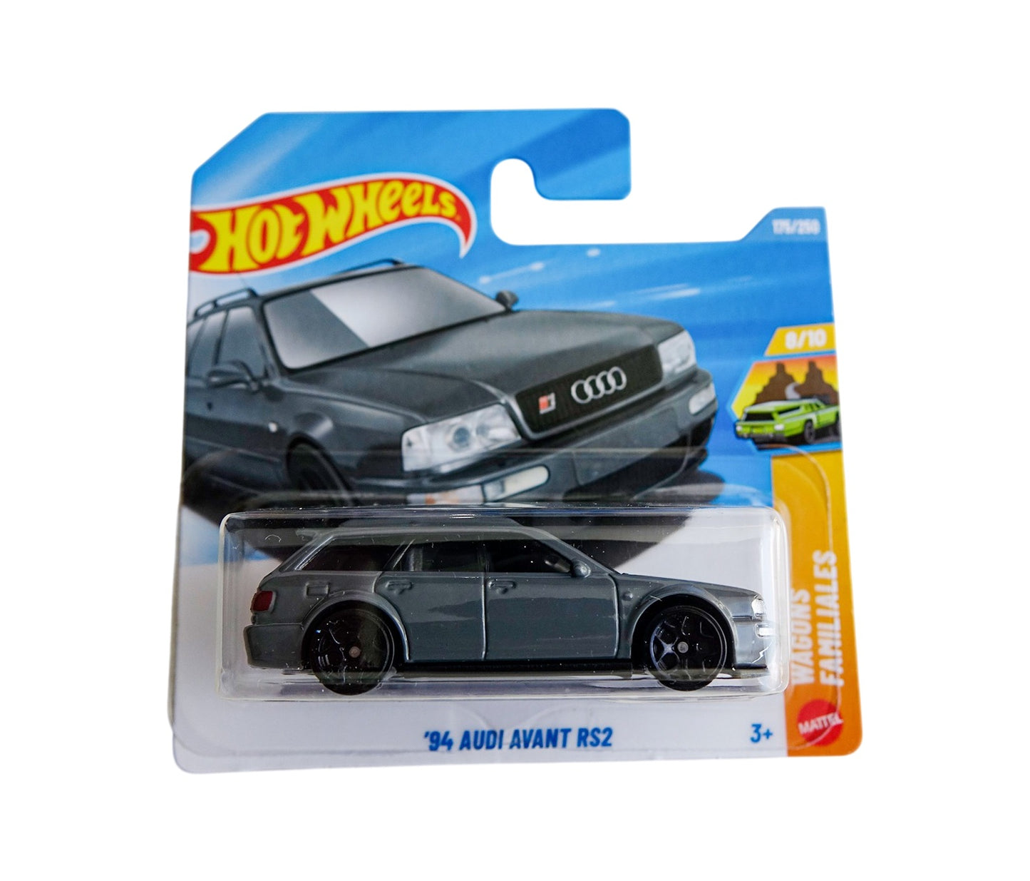 '94 Audi Avant RS2 Grey - HW Wagon Familiales 8/10 - Hot Wheels - Scala 1/64 Circa
