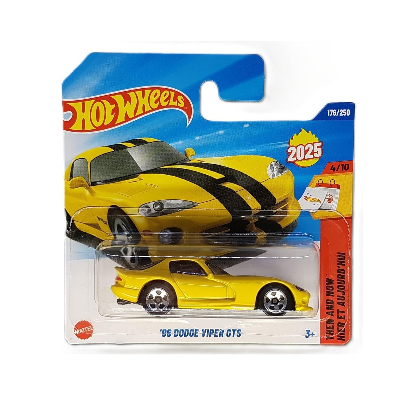 '96 Dodge Viper GTS- HW Then and Now 4/10 - Hot Wheels - Scala 1/64 Circa