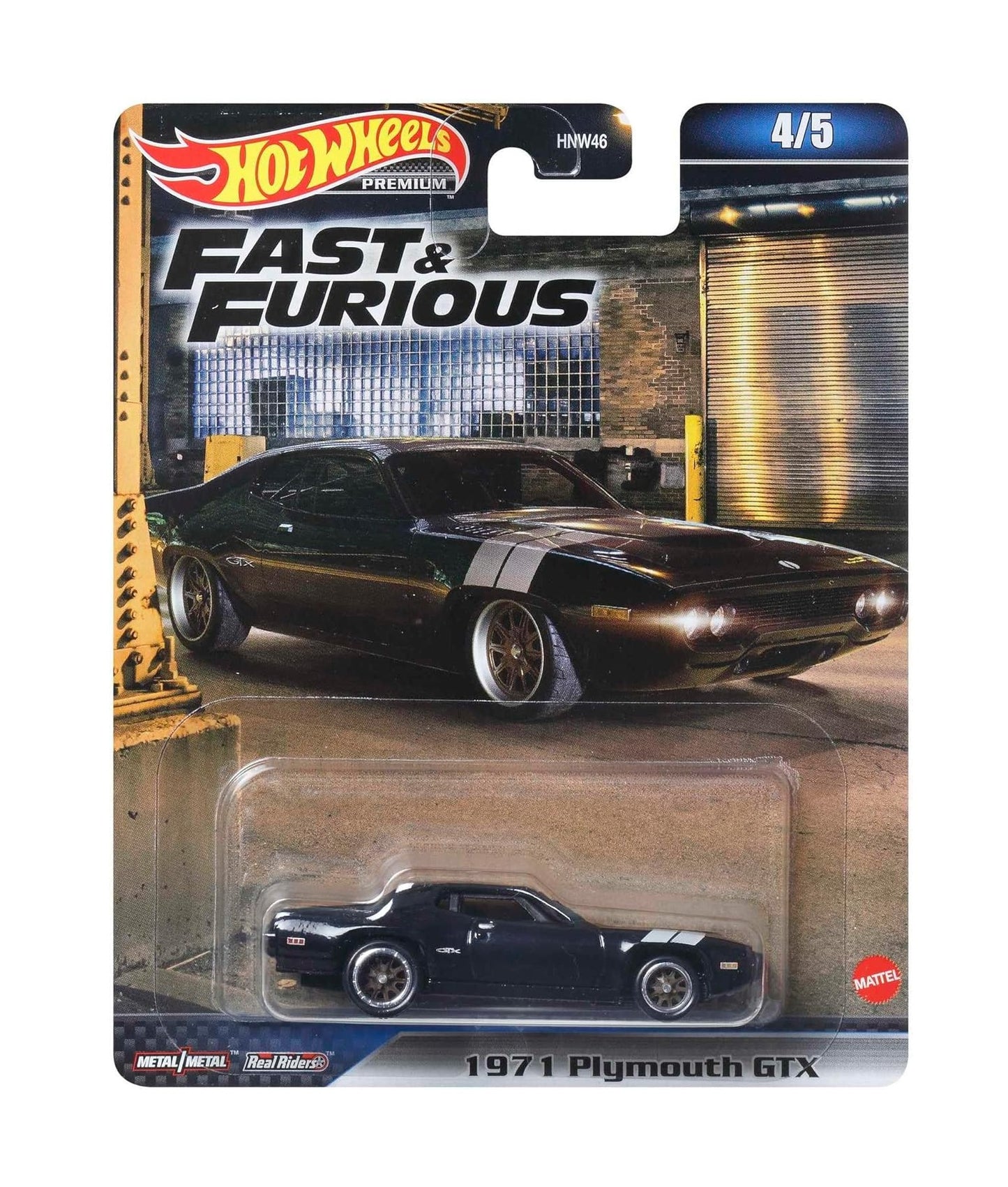 1971 Plymouth GTX Fast & Furious - Hot Wheels Premium - Scala 1/64