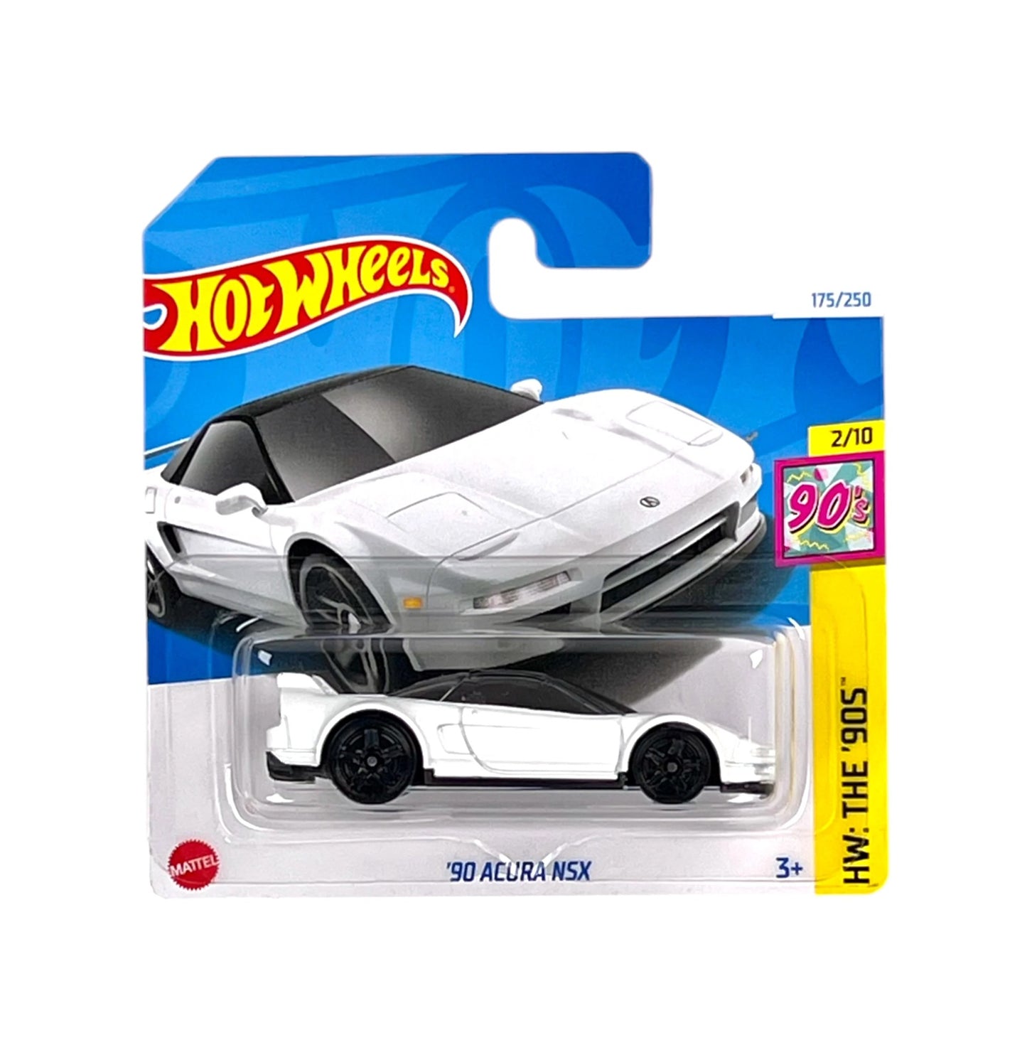 '90 Acura NSX White - Hot Wheels - HW The '90s 2/10 - Scala 1/64 Circa