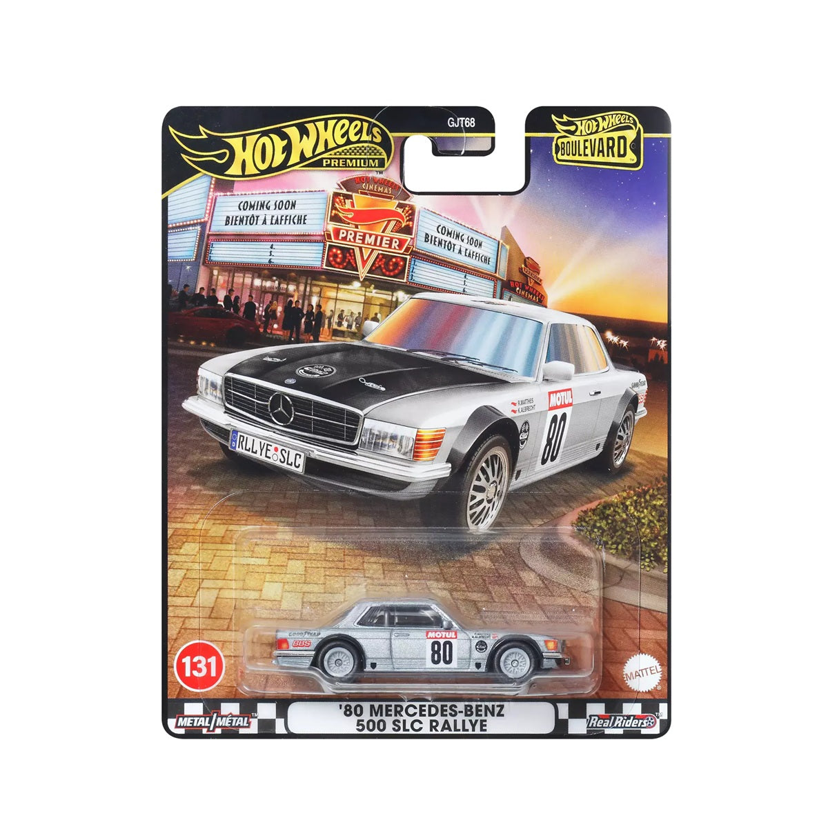 '80 Mercedes-Benz 500 SLC Rallye #131 Boulevard Series - Hot Wheels Premium - Scala 1/64