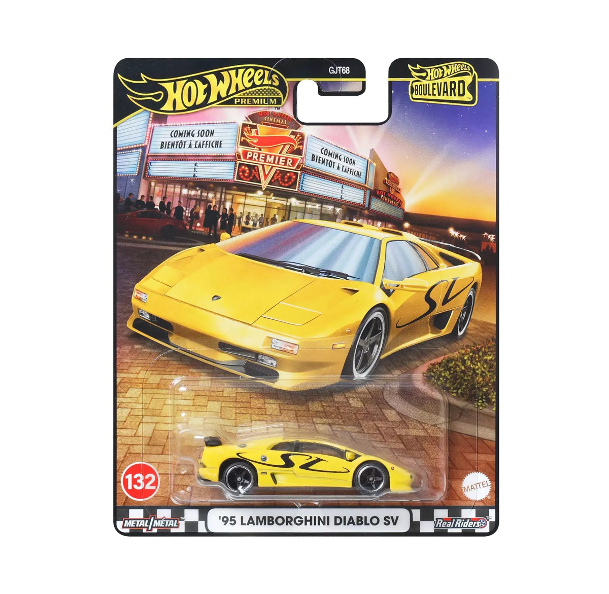 ´95 Lamborghini Diablo SV #132 Boulevard Series - Hot Wheels Premium - Scala 1/64