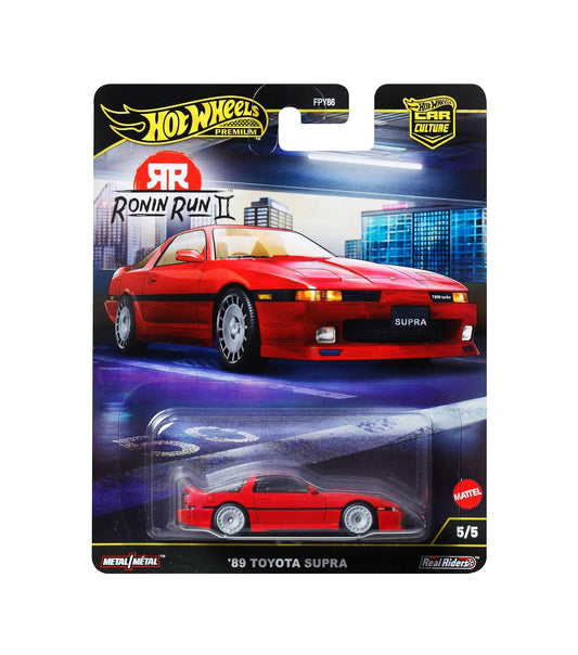 '89 Toyota Supra Ronin Run II - Hot Wheels Premium - Scala 1/64