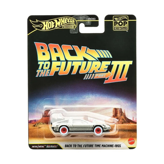 Back To The Future Time Machine-1955 - Series Pop Culture - Hot Wheels Premium - Scala 1/64