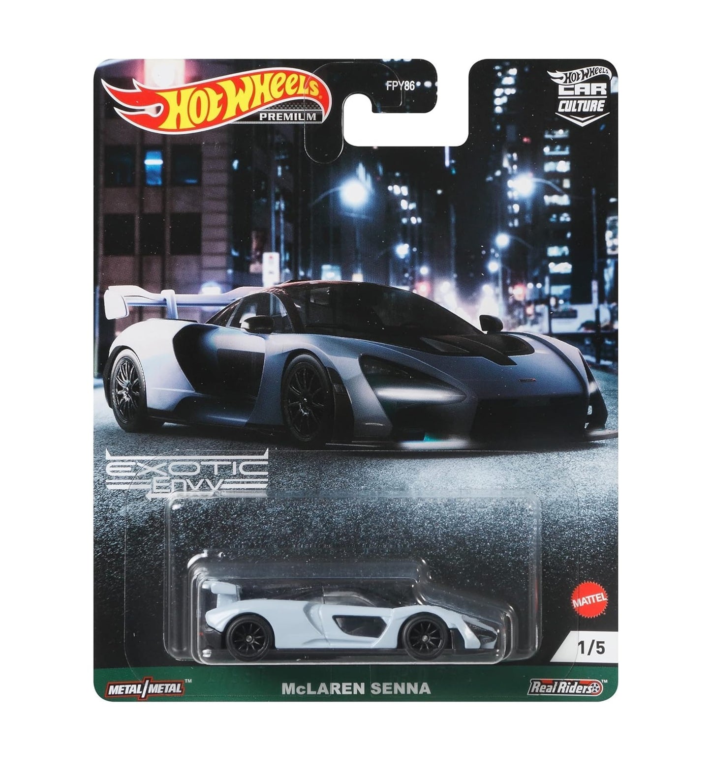 McLaren Senna - Series Exotic Envy - Hot Wheels Premium - Scala 1/64