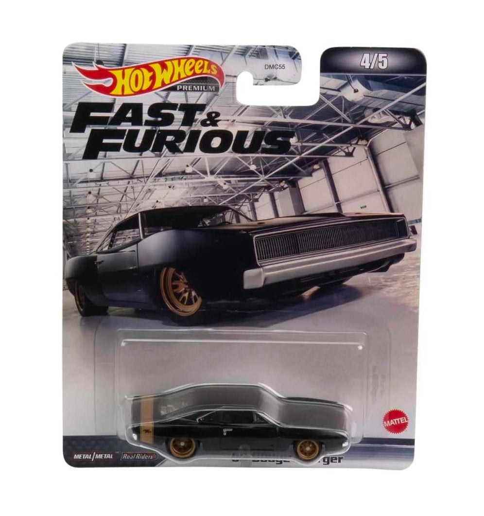 '68 Dodge Charger Fast & Furious - Hot Wheels Premium - Scala 1/64