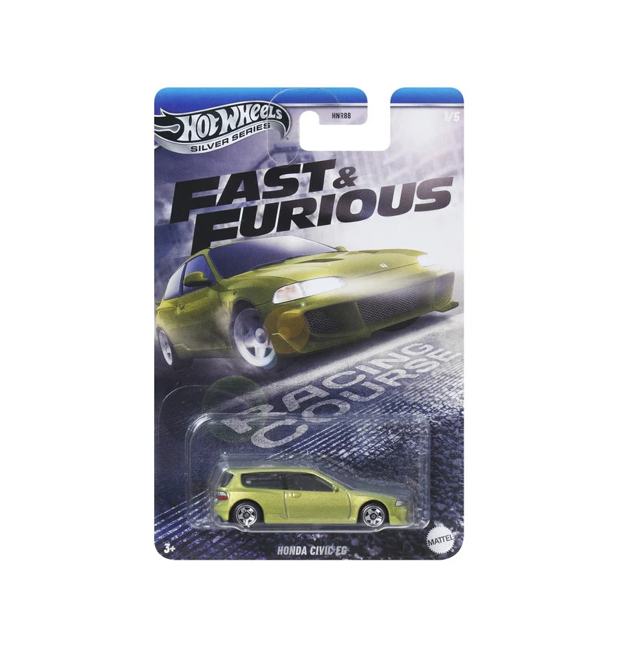 Honda Civic EG Fast & Furious - Silver Series - Hot Wheels - Scala 1/64