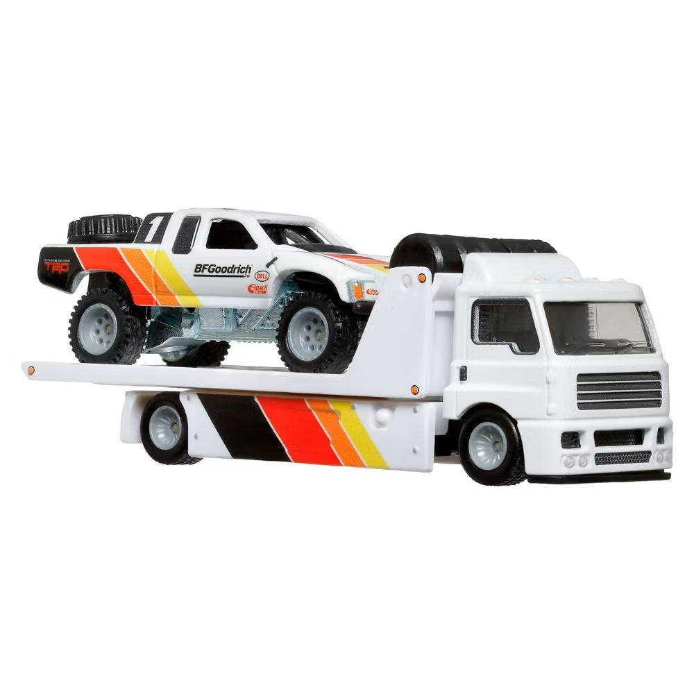 Toyota Off Road Truck + Fleet Street - Series Car Culture Team Transport - Hot Wheels Premium - Scala 1/64