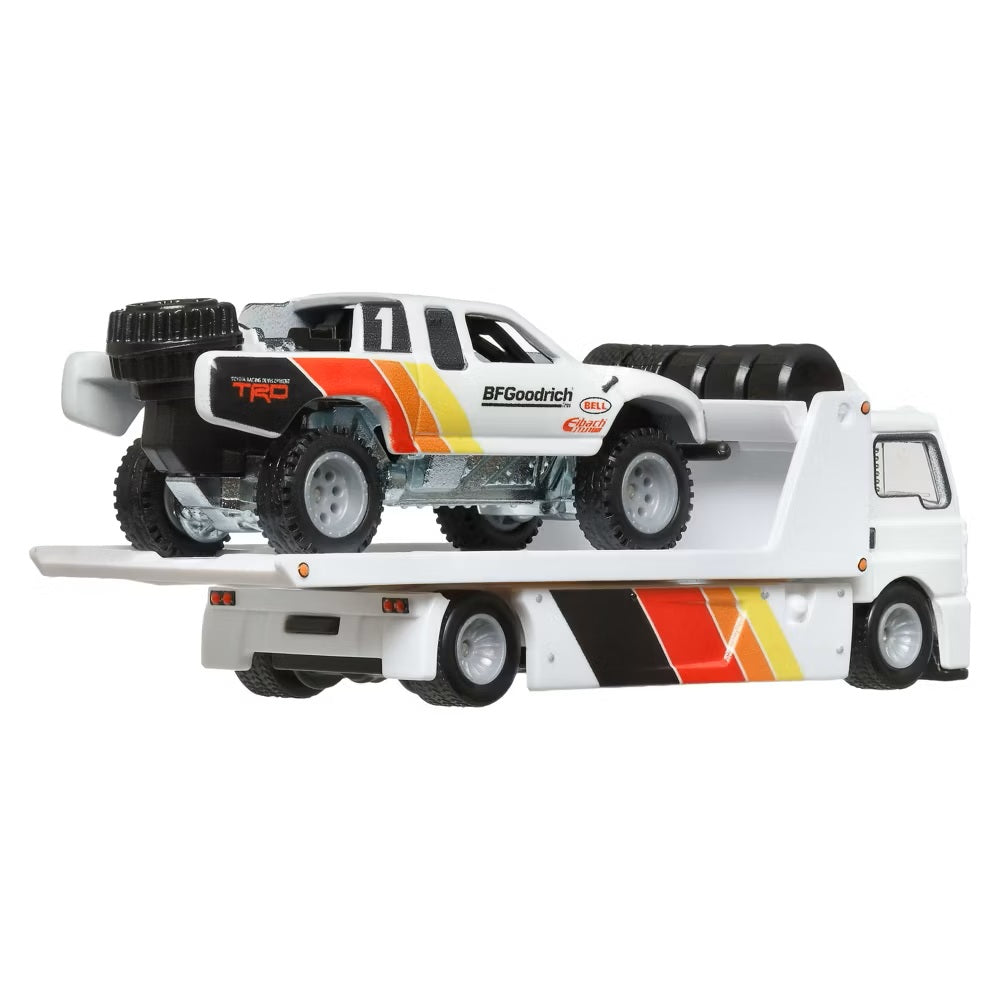 Toyota Off Road Truck + Fleet Street - Series Car Culture Team Transport - Hot Wheels Premium - Scala 1/64