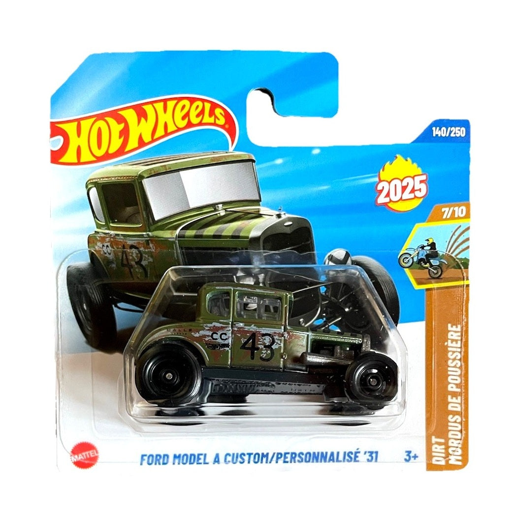 Ford Model A Custom '31 Green - Hot Wheels - HW Dirt 7/10 - Scala 1/64 Circa