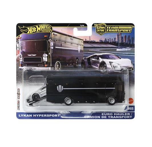 Lykan Hypersport + Euro Hauler - Series Car Culture Team Transport - Hot Wheels Premium - Scala 1/64