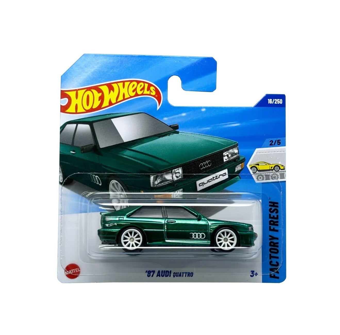 '87 Audi Quattro - Hot Wheels - HW Factory Fresh 2/5 - Scala 1/64 Circa