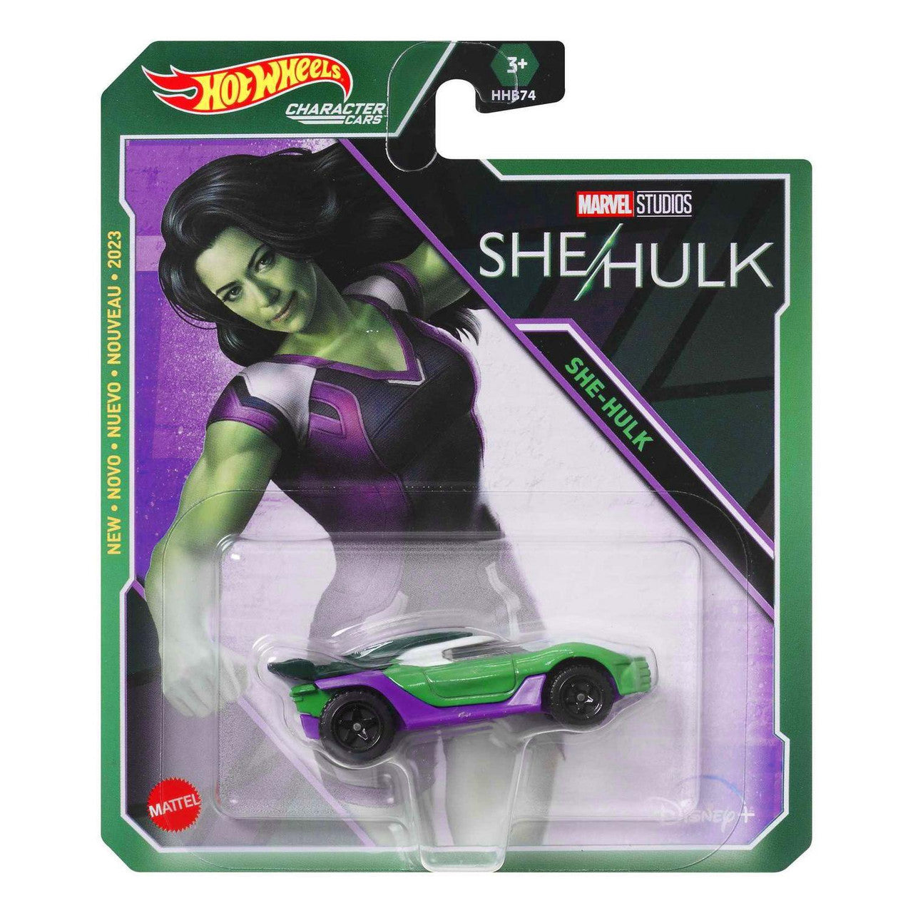 She Hulk Marvel Studios - Hot Wheels - HW Character Cars - Scala 1/64 Circa