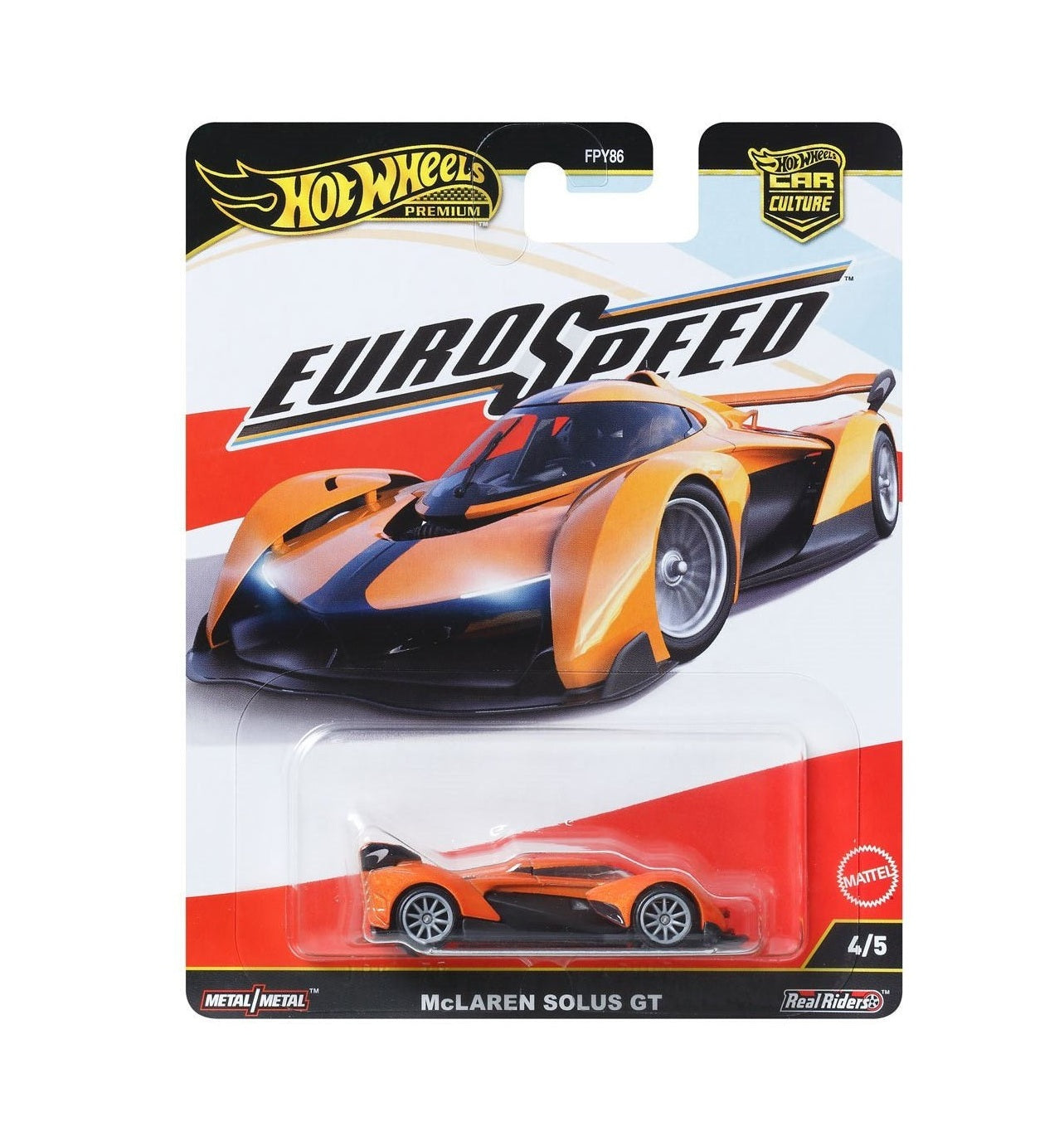 Set 5 Modelli - Series Euro Speed - Car Culture - Hot Wheels Premium - Scala 1/64
