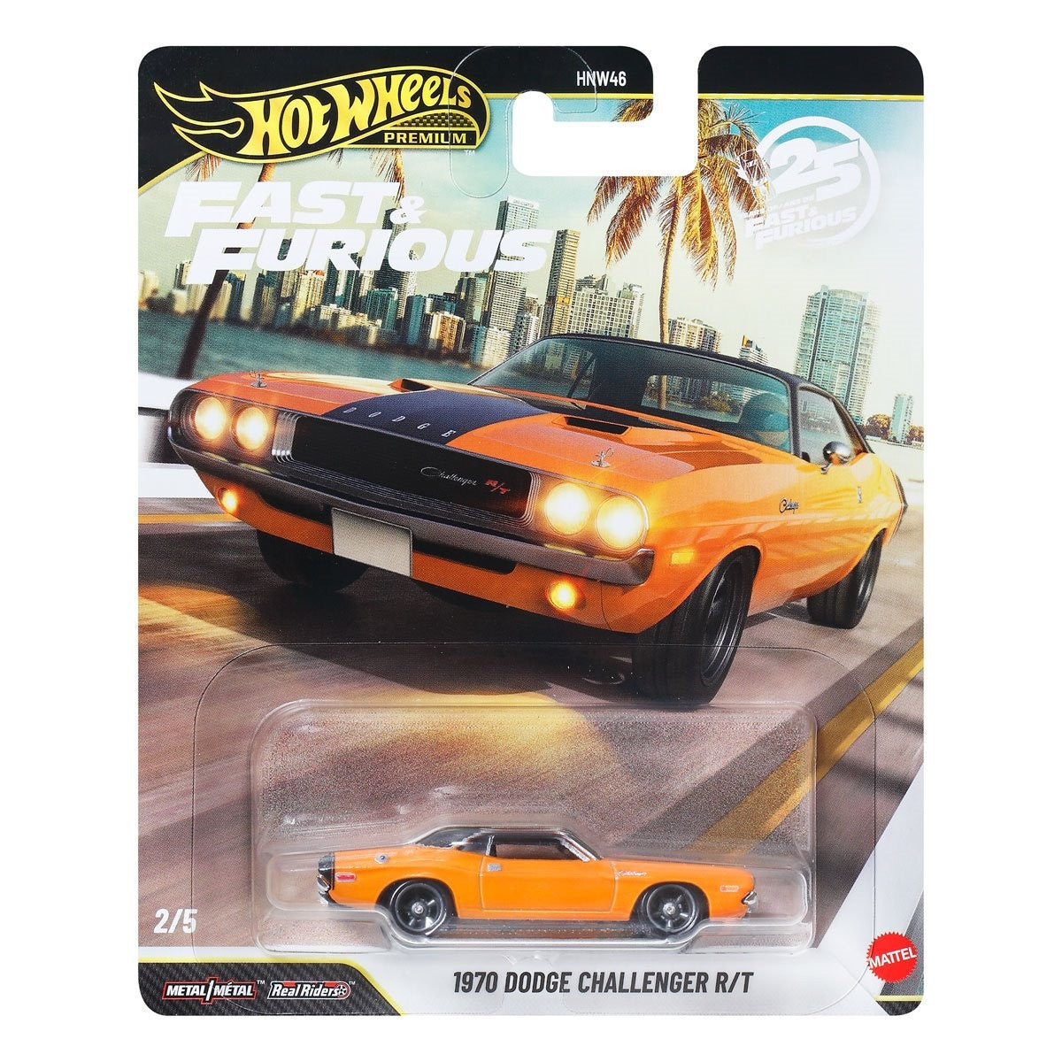 Hot Wheels Premium - Case Q 2026 Fast & Furious 25th Anniversary Set of 5 Cars - Scala 1/64