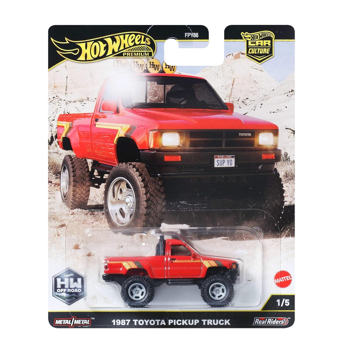 Hot Wheels Premium - 1987 Toyota Pickup Truck - Scala 1/64
