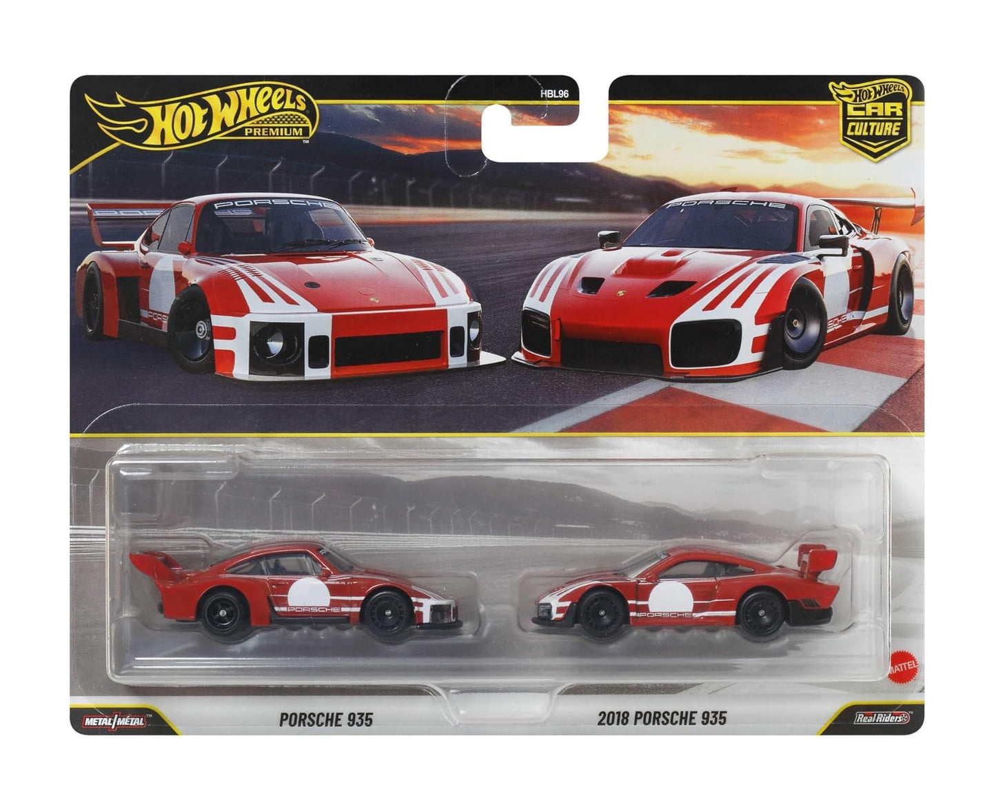 2-Pack Porsche 935 - 2018 Porsche 935 - Hot Wheels Premium - Scala 1/64