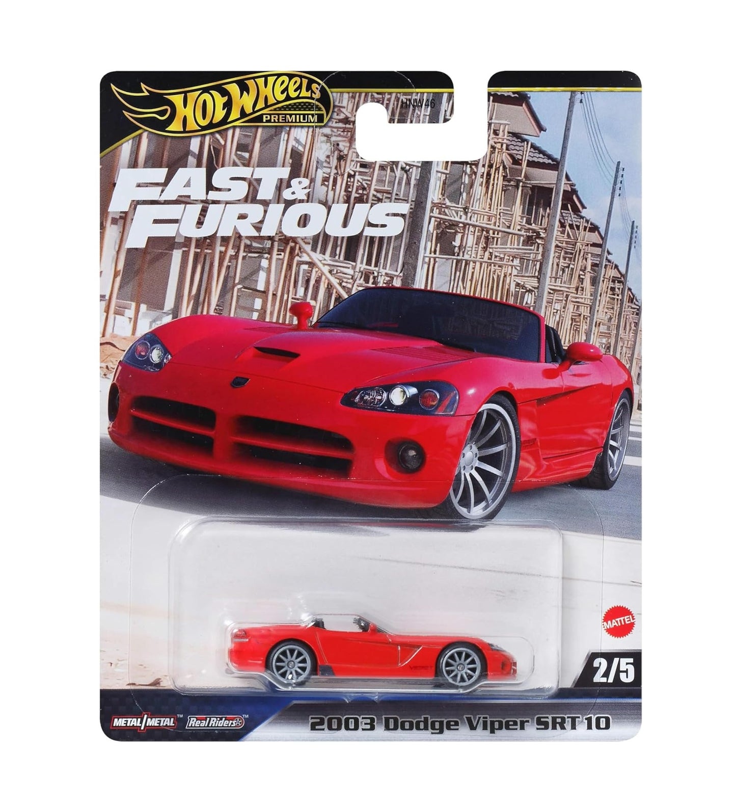 2003 Dodge Viper SRT10 Fast & Furious - Hot Wheels Premium - Scala 1/64
