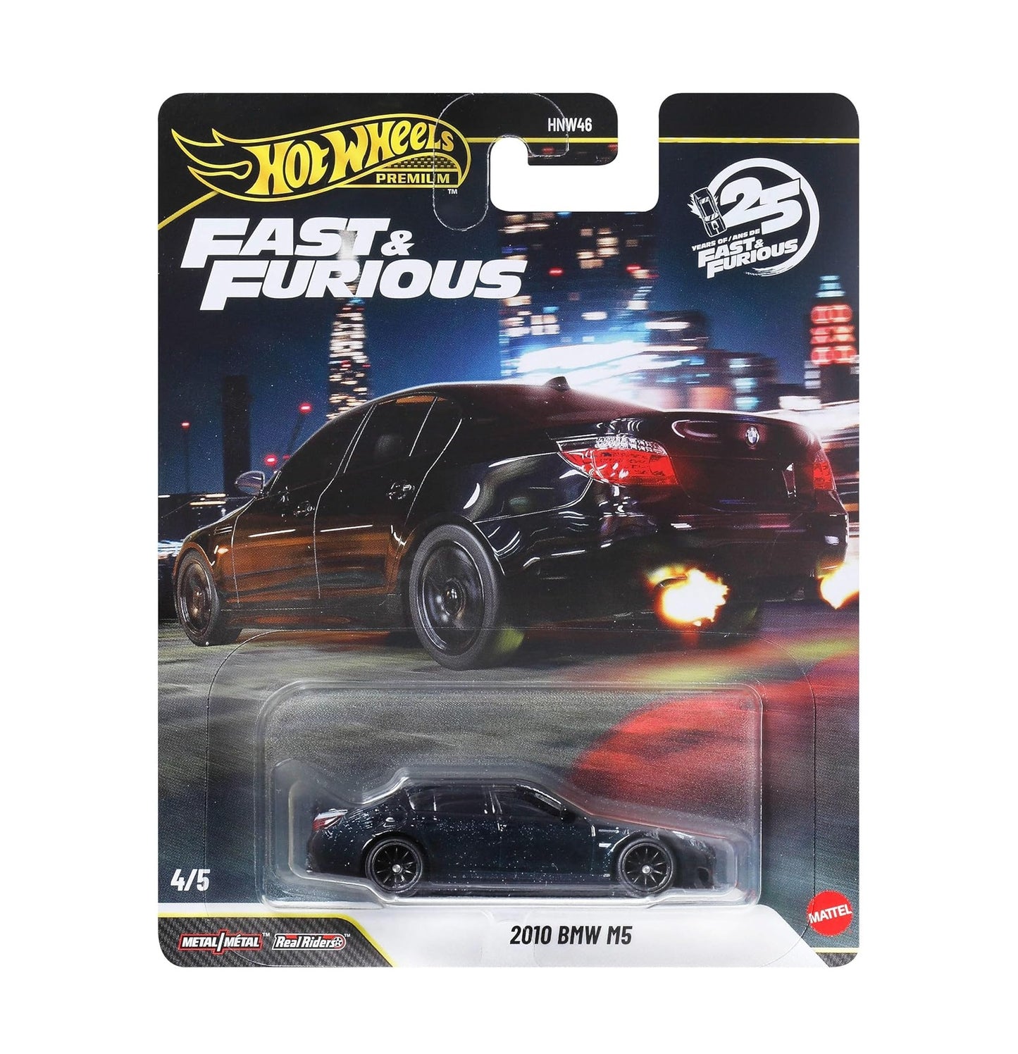 Hot Wheels Premium - Case Q 2026 Fast & Furious 25th Anniversary Set of 5 Cars - Scala 1/64