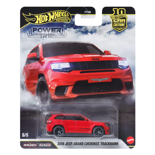 2019 Jeep Grand Cherokee Trackhawk Power Trip Series - Hot Wheels Premium - Scala 1/64