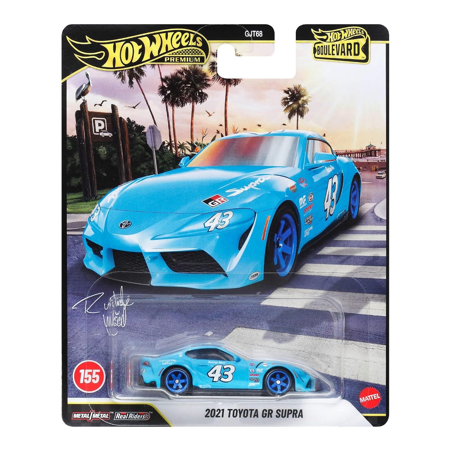 2021 Toyota GR Supra #155 Boulevard Series - Hot Wheels Premium - Scala 1/64