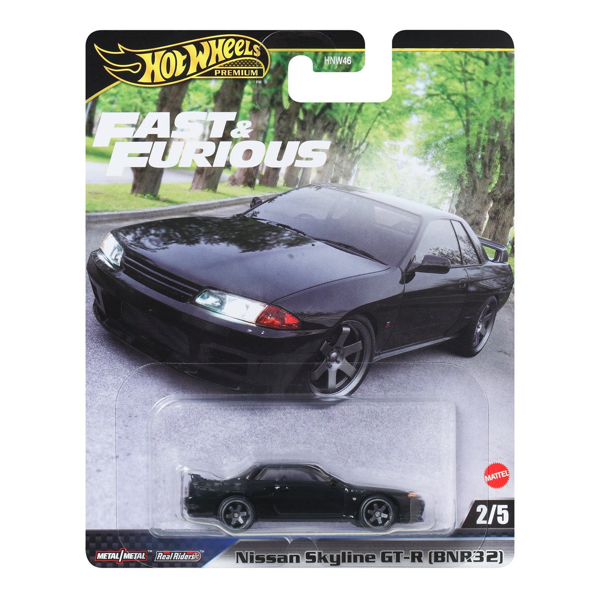 Nissan Skyline GT-R (BNR32) Fast & Furious - Hot Wheels Premium - Scala 1/64