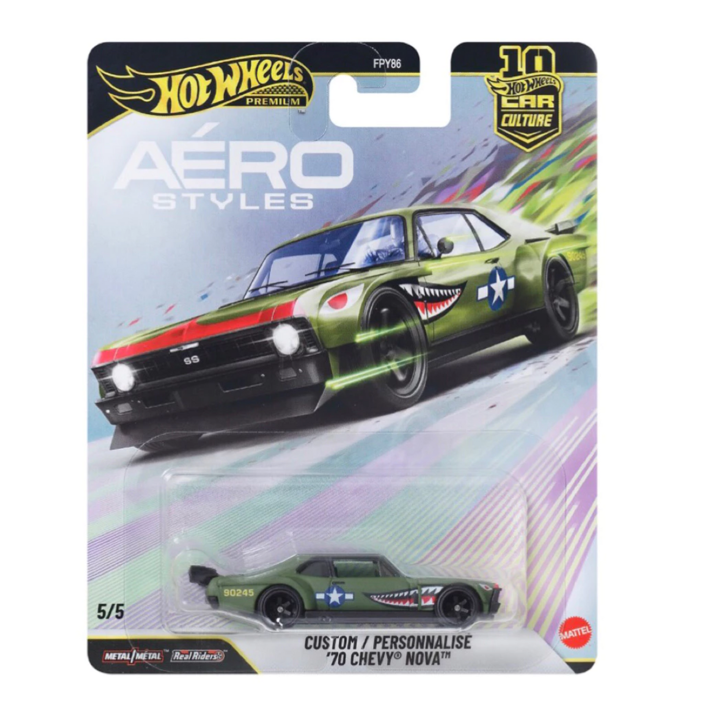 Aero Styles Set of 5 Cars - Hot Wheels Premium - Scala 1/64