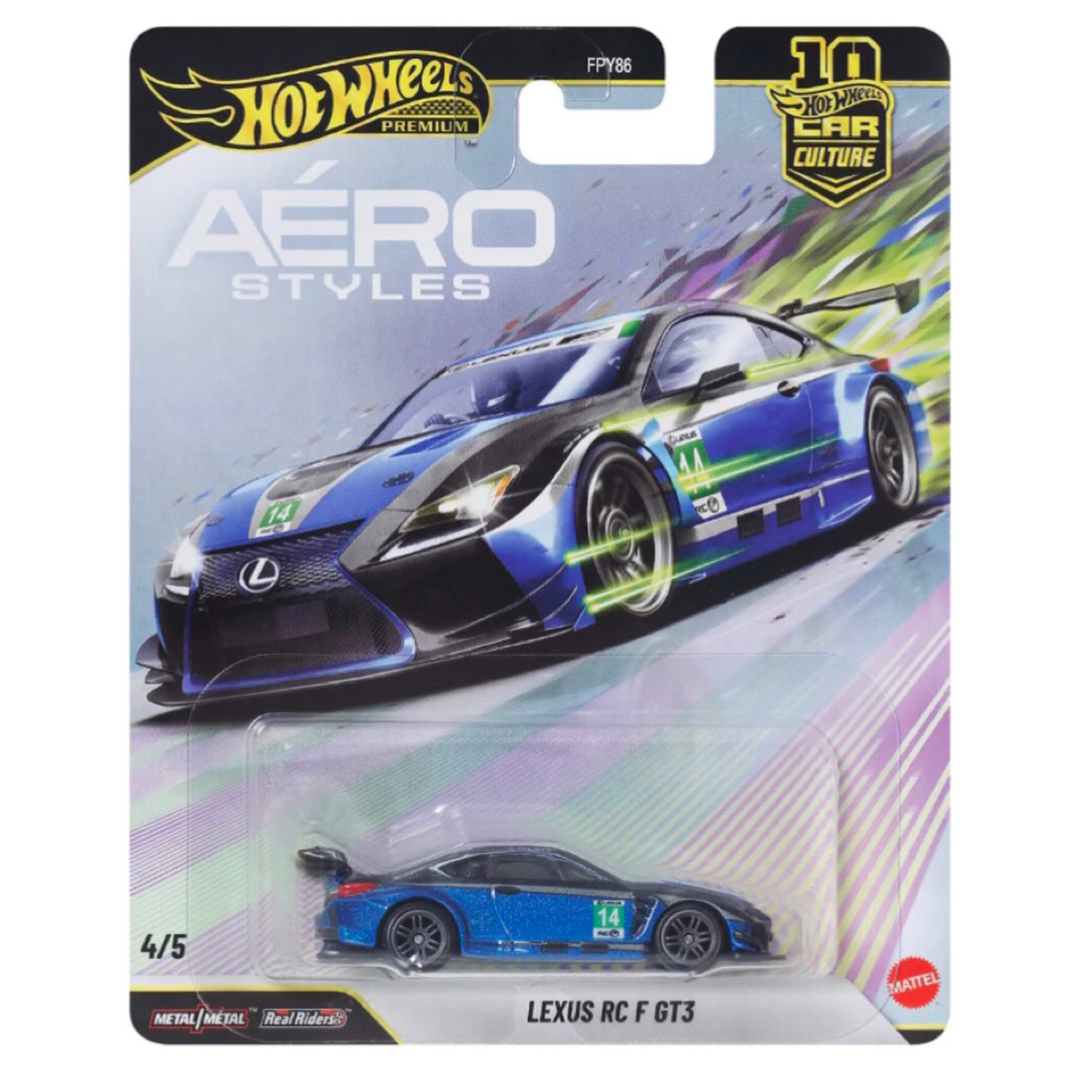 Aero Styles Set of 5 Cars - Hot Wheels Premium - Scala 1/64