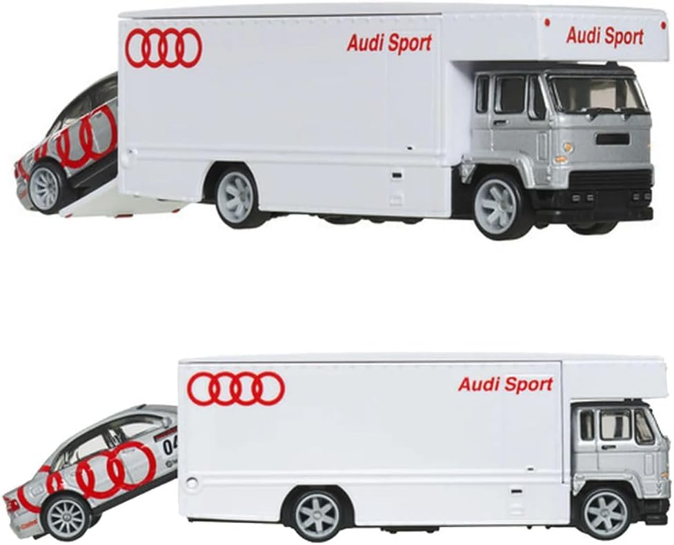Audi S4 Quattro + Fleet Flyer - Series Car Culture Team Transport - Hot Wheels Premium - Scala 1/64