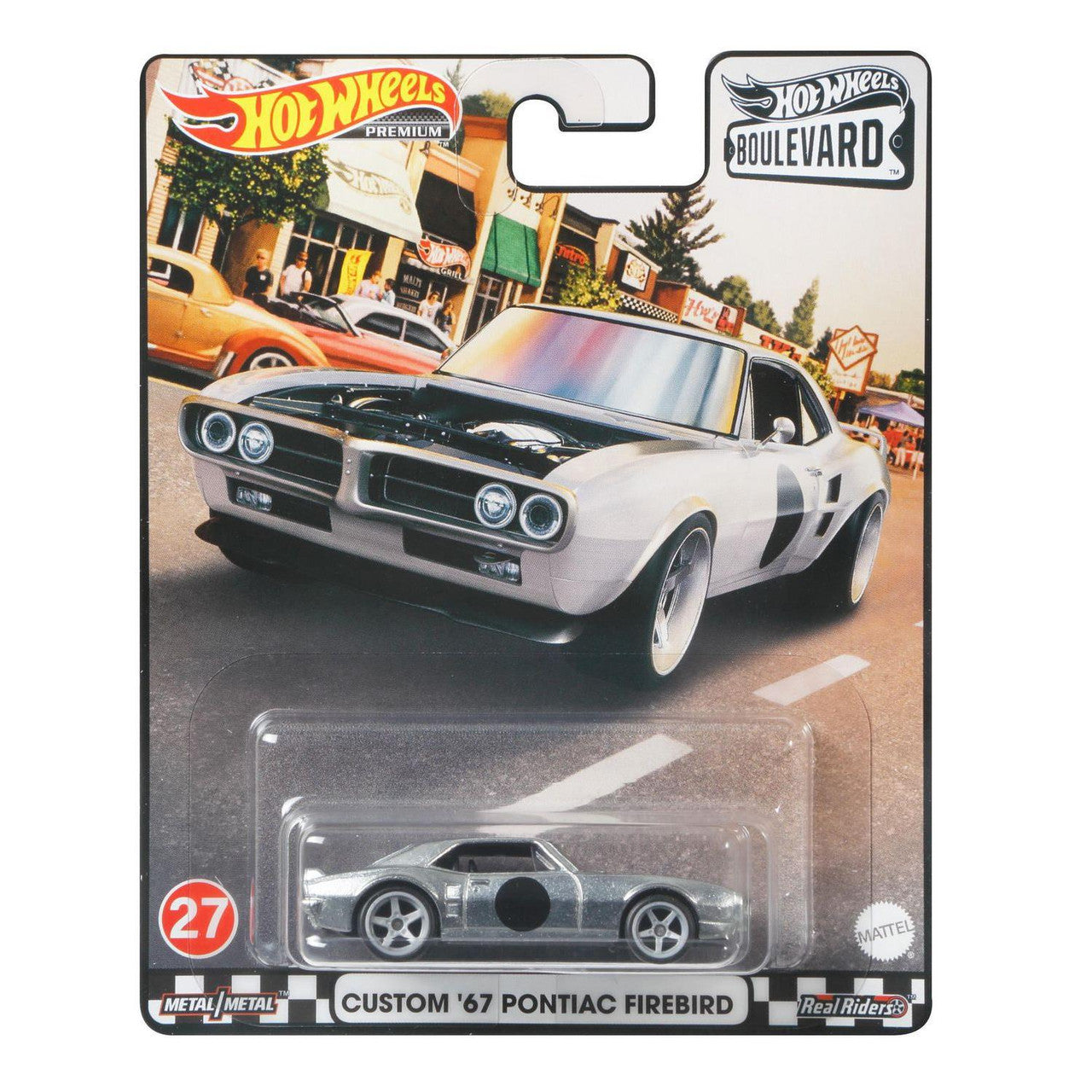 Custom '67 Pontiac Firebird #27 Boulevard Series - Hot Wheels Premium - Scala 1/64