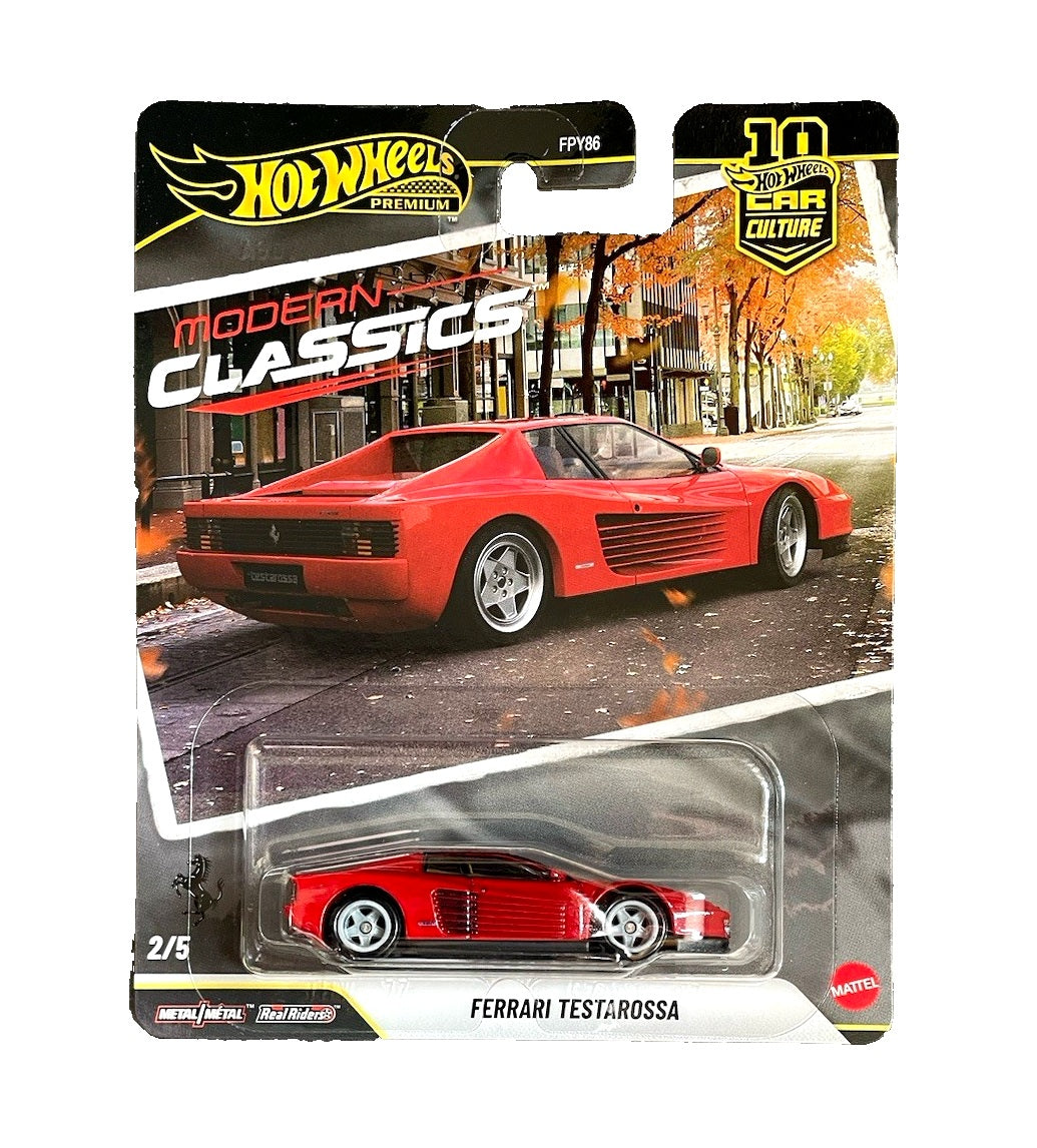 Ferrari Testarossa Modern Classics Series - Hot Wheels Premium - Scala 1/64