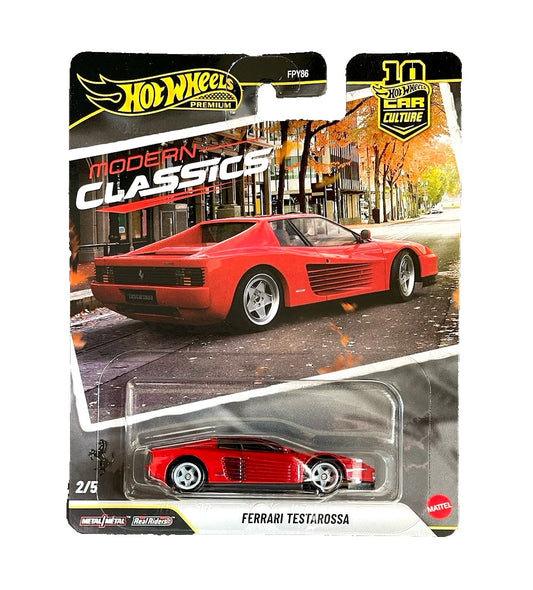 Ferrari Testarossa Modern Classics Series - Hot Wheels Premium - Scala 1/64