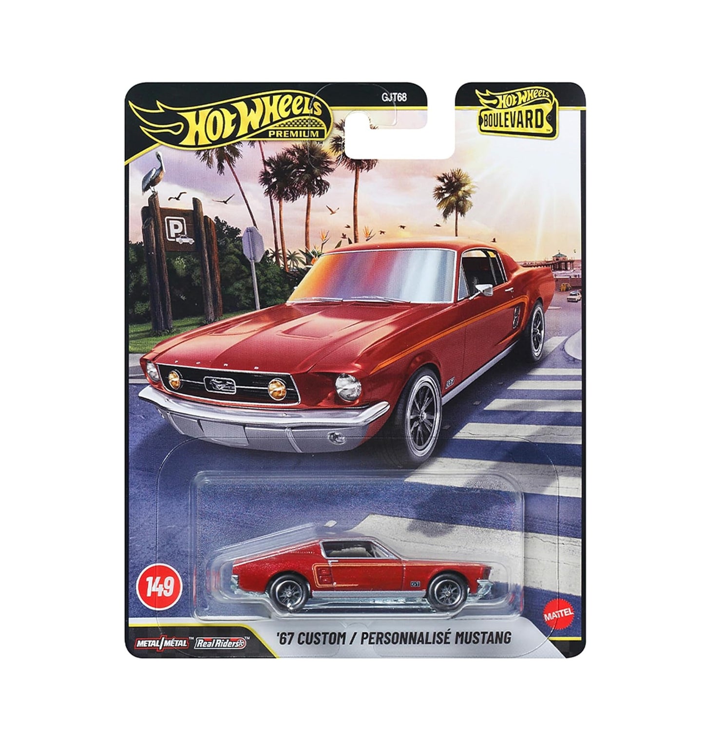 Ford Mustang '67 Custom #149 Boulevard Series - Hot Wheels Premium - Scala 1/64