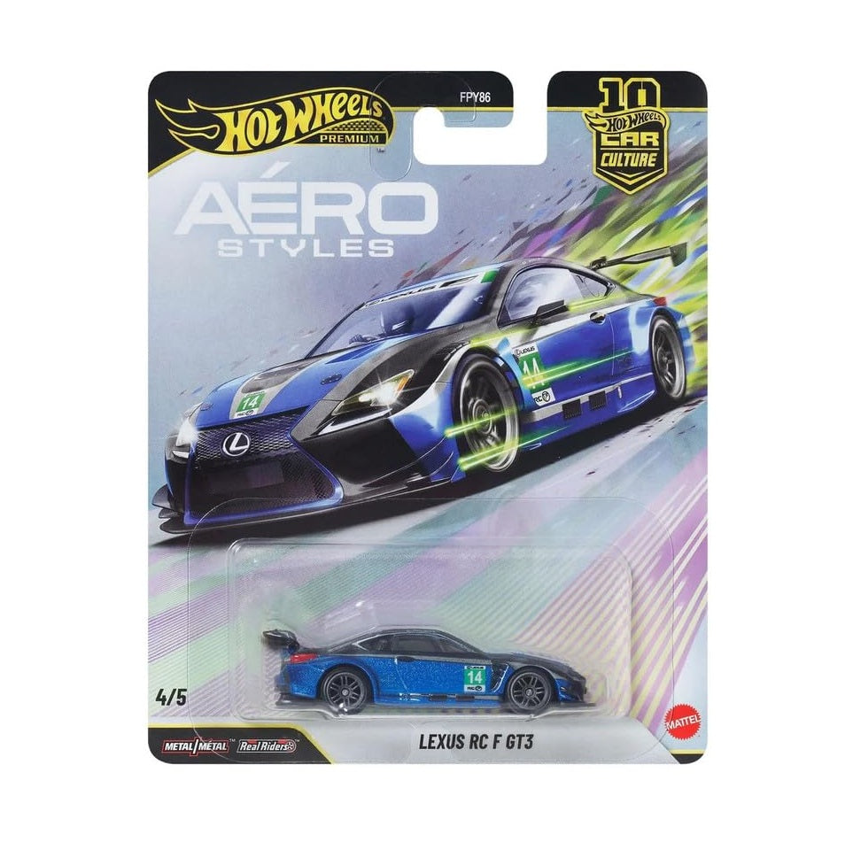 Lexus RC F GT3 Aero Styles Series - Hot Wheels Premium - Scala 1/64