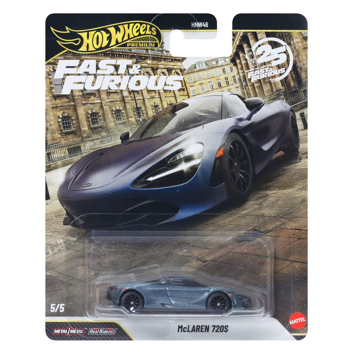 McLaren 720S Fast & Furious 25th Anniversary - Hot Wheels Premium - Scala 1/64