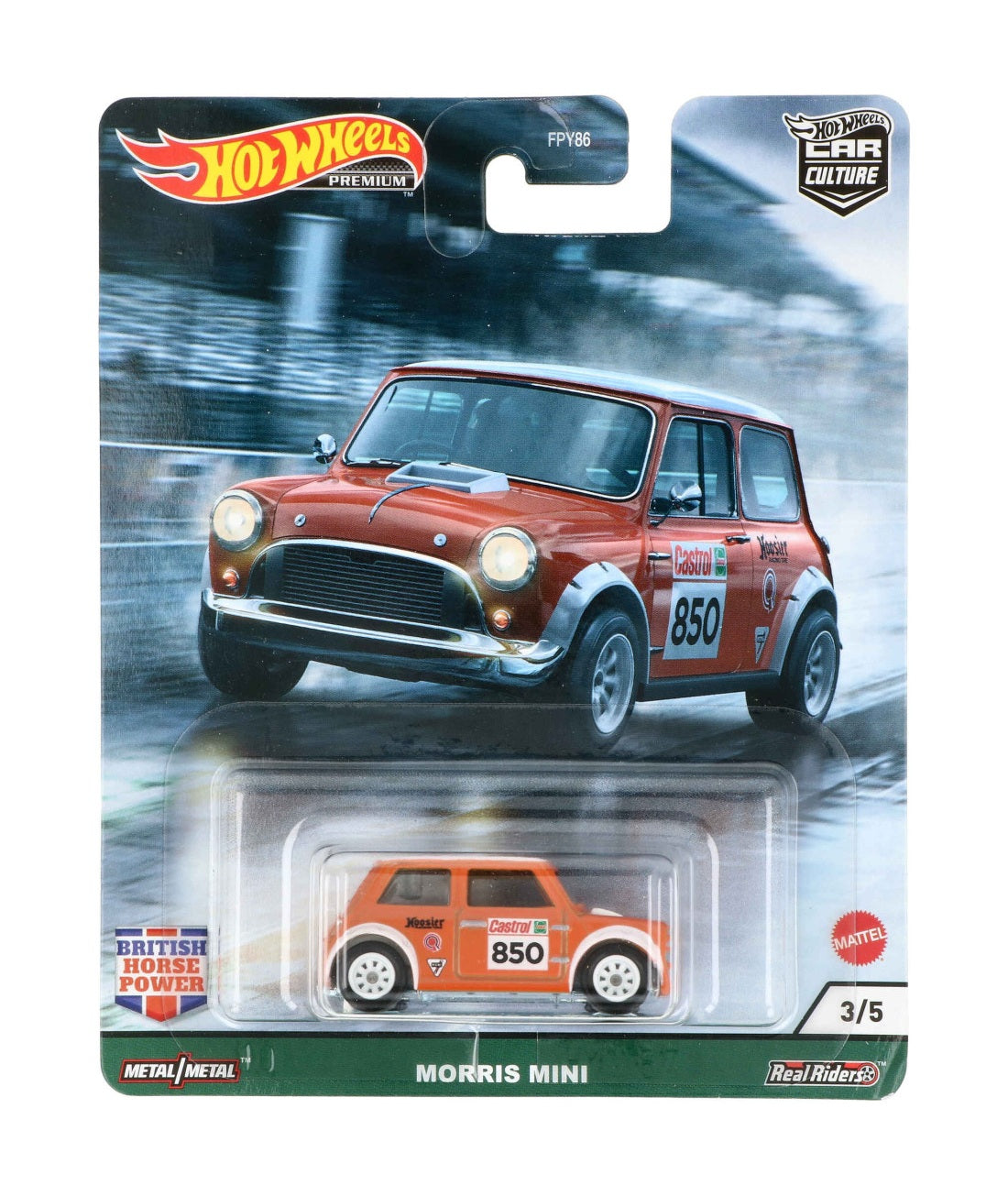 Hot Wheels Premium - Morris Mini British Horse Power - Scala 1/64