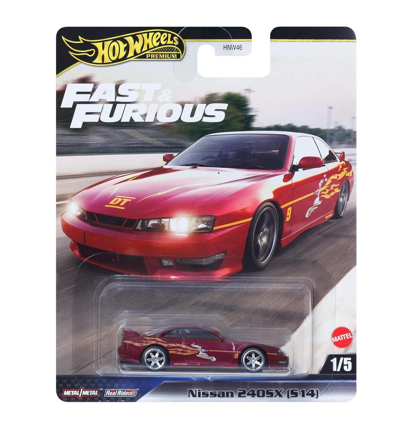 Nissan 240SX (S14) Fast & Furious - Hot Wheels Premium - Scala 1/64