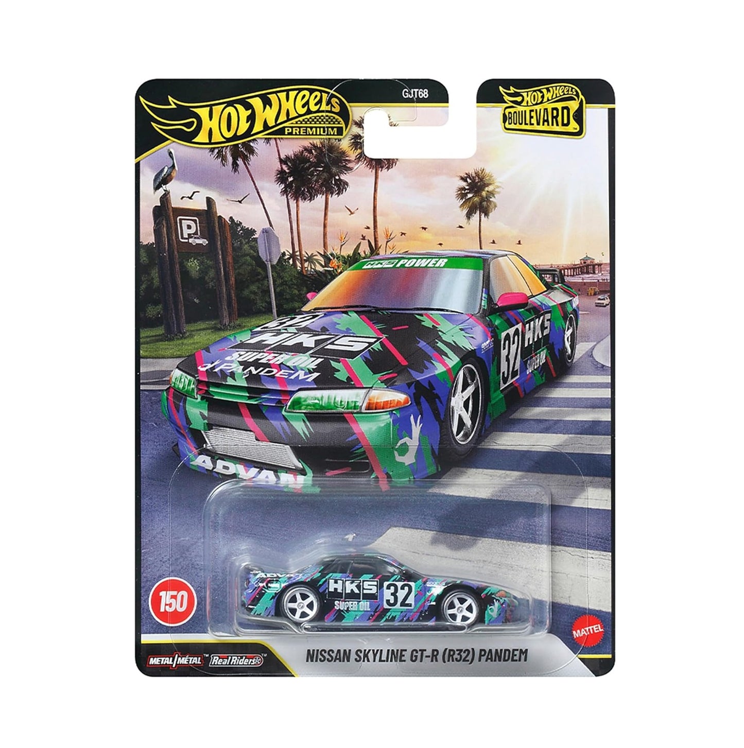 Nissan Skyline GT-R (R32) Pandem #150 Boulevard Series - Hot Wheels Premium - Scala 1/64
