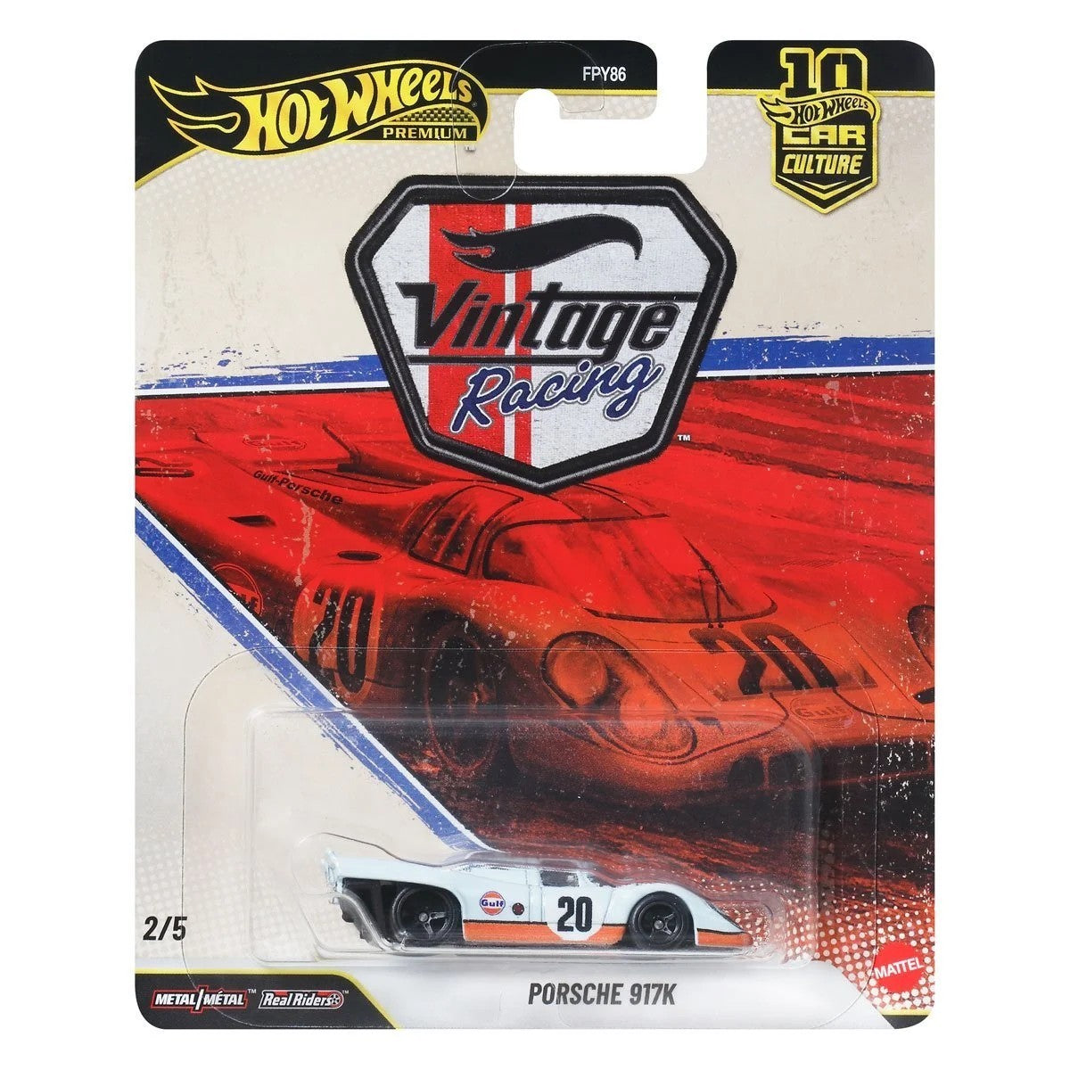 Porsche 917K Vintage Racing Series - Hot Wheels Premium - Scala 1/64