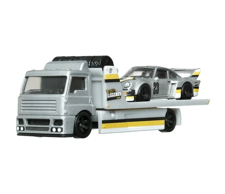 Porsche 934.5 + Fleet Street - Series Car Culture Team Transport - Hot Wheels Premium - Scala 1/64