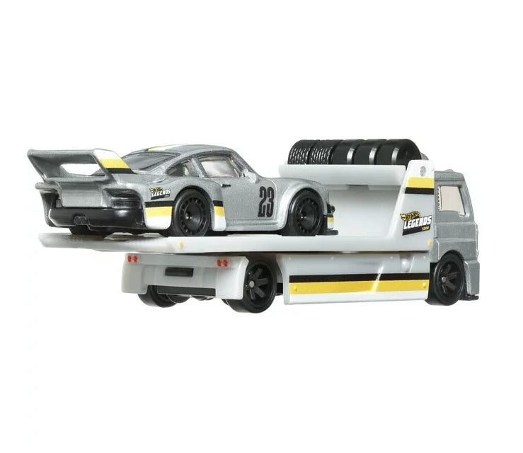 Porsche 934.5 + Fleet Street - Series Car Culture Team Transport - Hot Wheels Premium - Scala 1/64