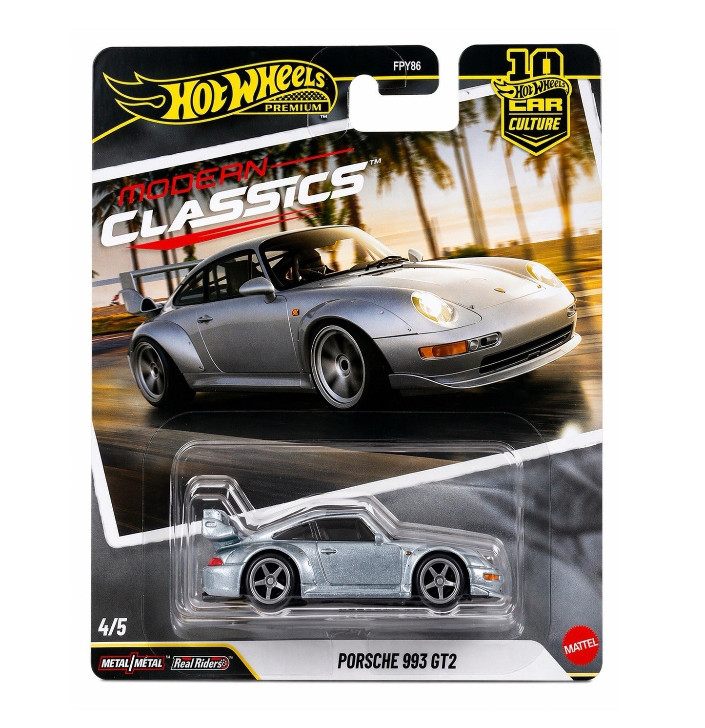 Porsche 993 GT2 Modern Classics Series - Hot Wheels Premium - Scala 1/64