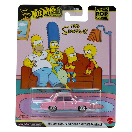 The Simpsons Family Car - Pop Culture - Hot Wheels Premium - Scala 1/64