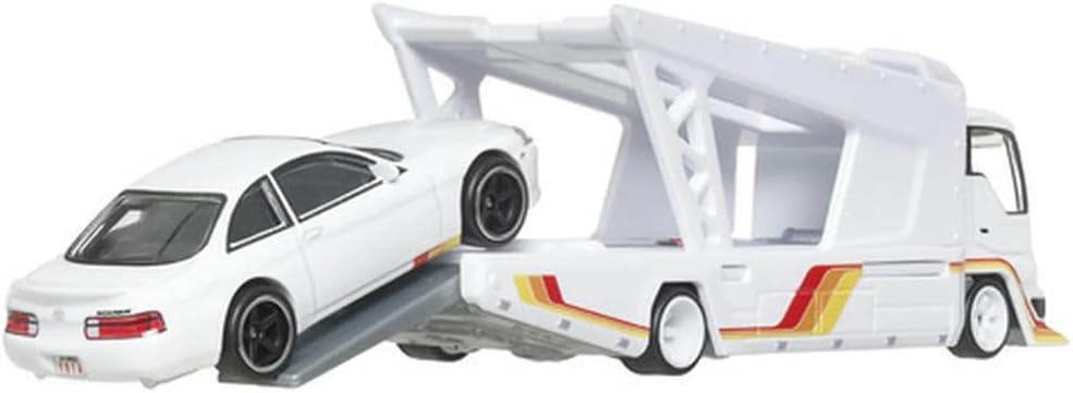 Toyota Soarer + Kousoku Hauler - Series Car Culture Team Transport - Hot Wheels Premium - Scala 1/64